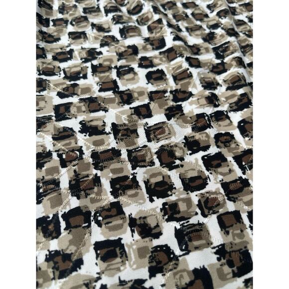 Snoskins Double Knit Jacquard Abstract Print Pull On Pants - Size Small - Picture 4 of 9